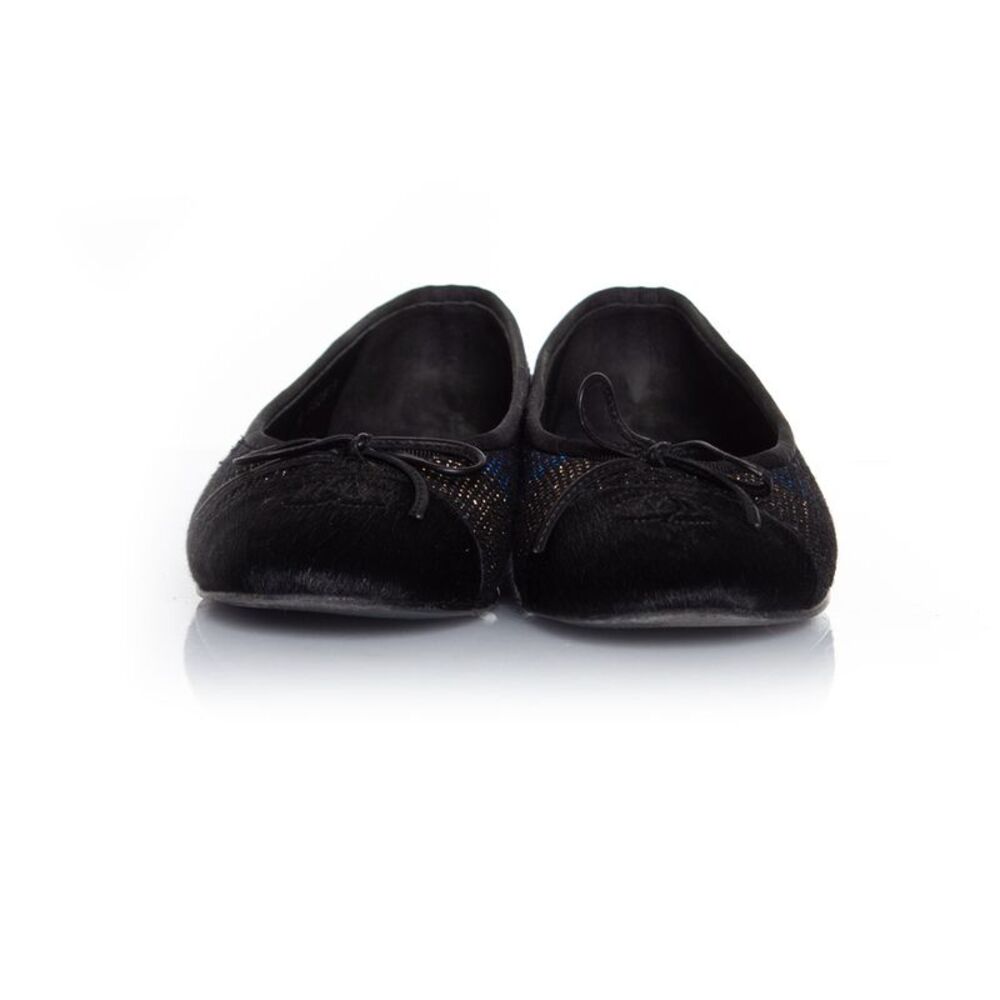 Chanel ponyskin and lurex ballerina - Picture 4 of 7